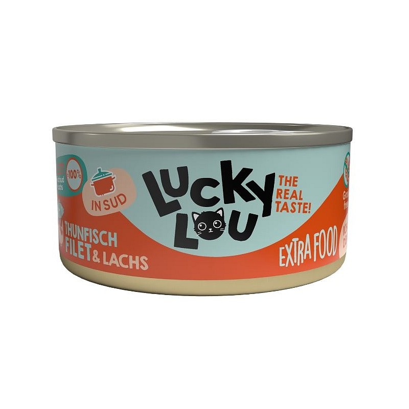 Lucky Lou EF tuna in losos v juhi 70g