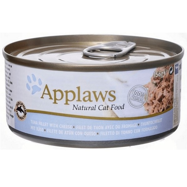 Applaws mokra hrana za mačke Adult Tuna fillet & Cheese156g