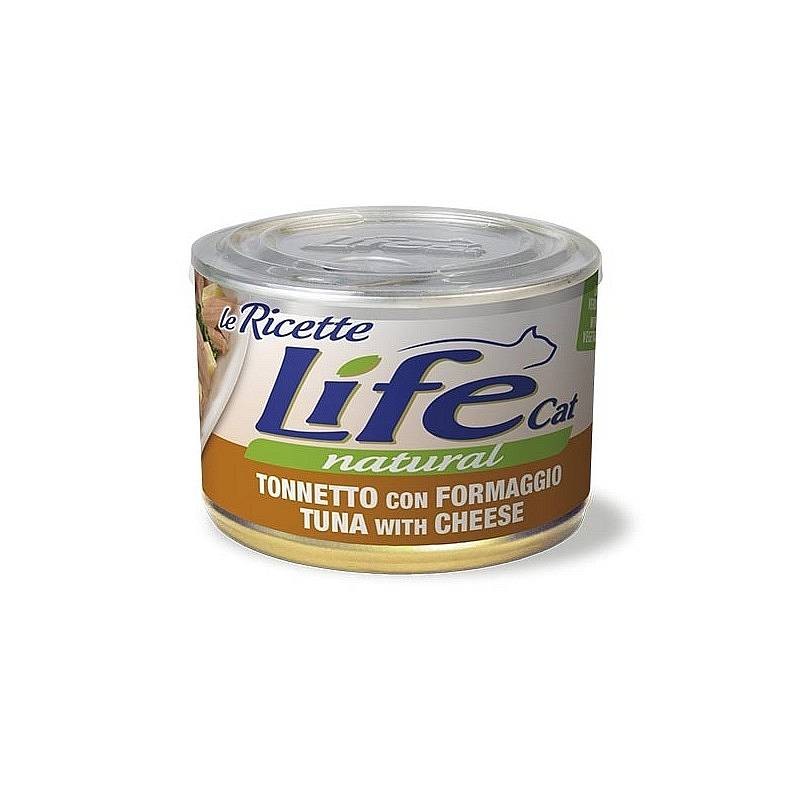 Lifecat paket konzerv le Ricette tuna s sirom in špinačo 6x150g