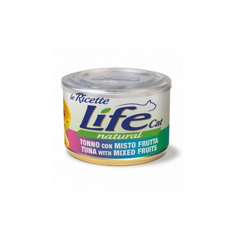 Lifecat paket konzerv le Ricette tuna in mešano sadje 6x150g